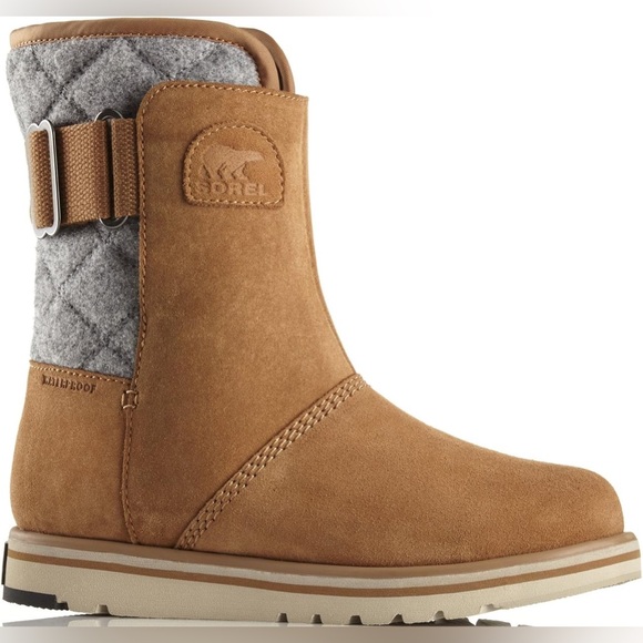 Sorel Shoes - Sorel Tan Quilted Ankle Boots